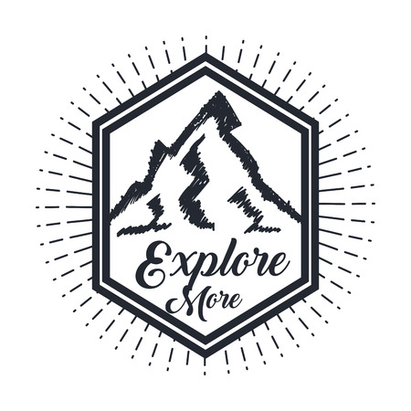 explore more hand drawn lettering poster with mountains inspirational poster vector illustrationのイラスト素材