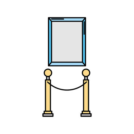 Museum tape isolated icon vector illustration designのイラスト素材