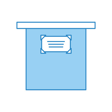 museum column with label vector illustration designのイラスト素材