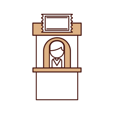 Theater box office icon vector illustration designのイラスト素材