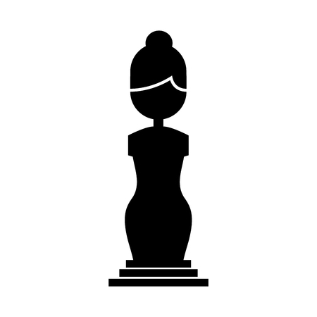 museum column isolated icon vector illustration designのイラスト素材