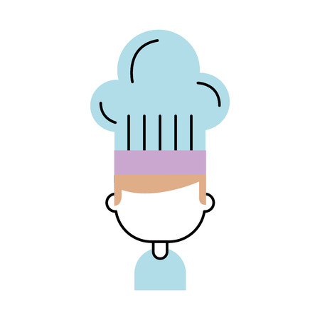 chef avatar character icon vector illustration designのイラスト素材