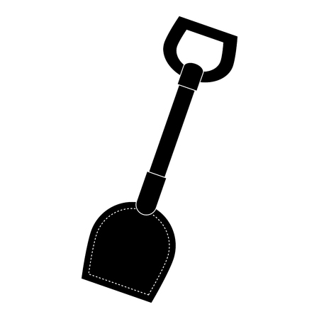 shovel tool isolated icon vector illustration designのイラスト素材