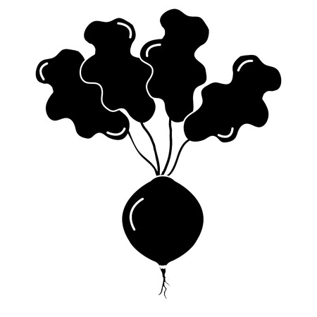 Onion fresh isolated icon vector illustration designのイラスト素材