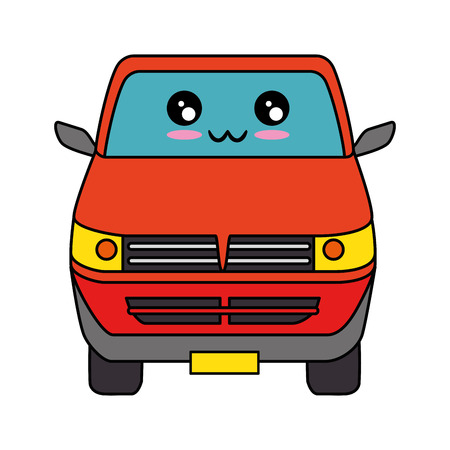 cargo truck icon over white background vector illustrationのイラスト素材
