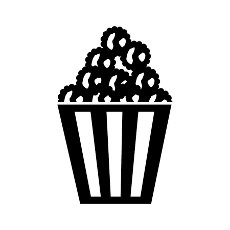 delicious pop corn icon vector illustration designのイラスト素材