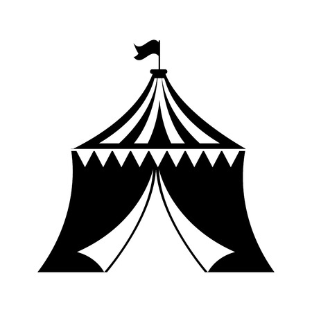 circus tent isolated icon vector illustration designのイラスト素材
