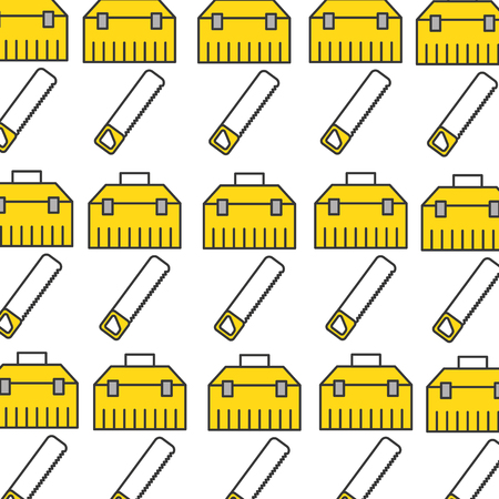 tools box pattern background vector illustration designのイラスト素材