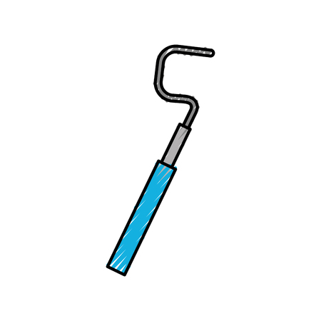 Dentistry tool isolated icon vector illustration designのイラスト素材