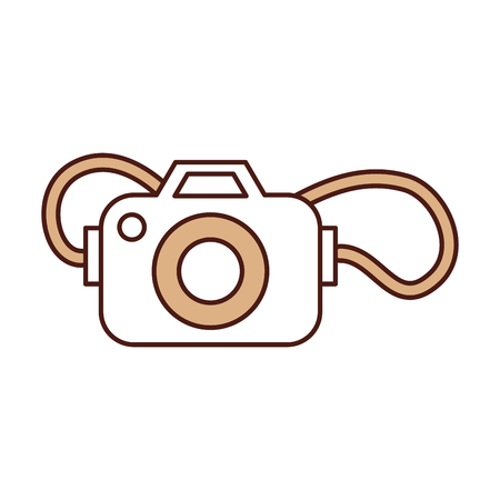 camera photographic isolated icon vector illustration designのイラスト素材