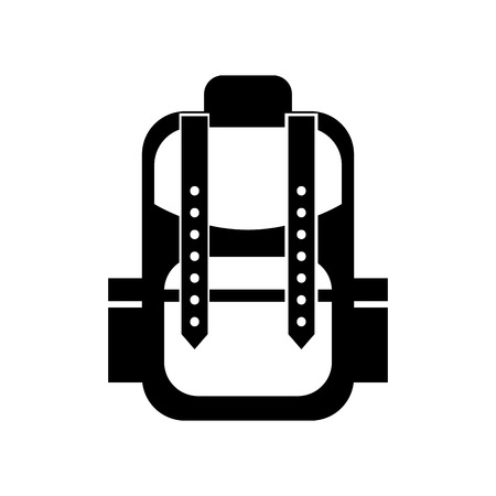 camping bag isolated icon vector illustration designのイラスト素材