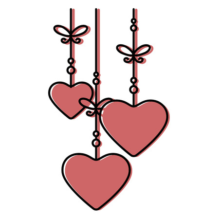 Hearts and love icon vector illustration graphic designのイラスト素材