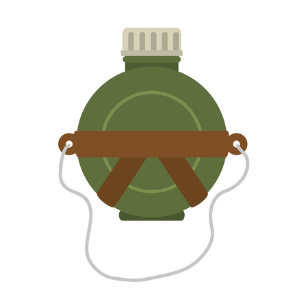 Canteen water bottle icon vector illustration graphic designのイラスト素材