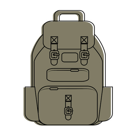 Camping backpack icon vector illustration graphic designのイラスト素材