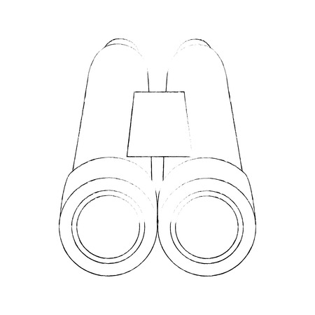 Binoculars military equipment icon vector illustration graphic designのイラスト素材