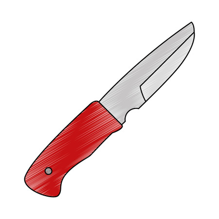 Camping knife tool icon vector illustration graphic designのイラスト素材