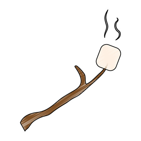 marshmallows sweet snack icon vector illustration graphic designのイラスト素材