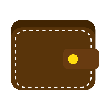 Leather wallet symbol icon vector illustration graphic designのイラスト素材