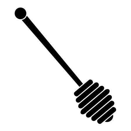honey spoon isolated icon vector illustration designのイラスト素材