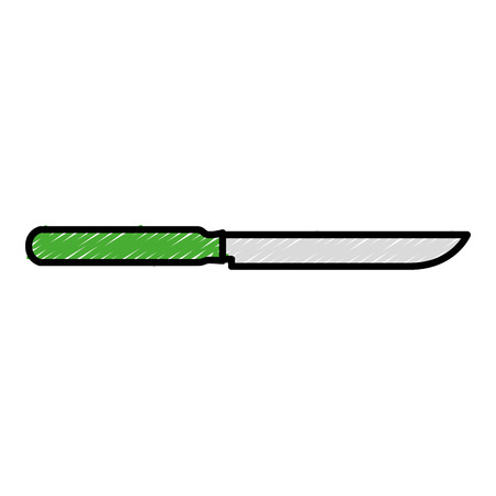 knife cutlery isolated icon vector illustration designのイラスト素材