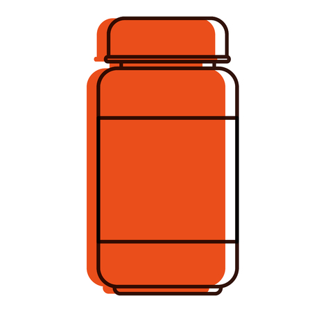 bottle drugs isolated icon vector illustration designのイラスト素材