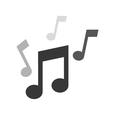 music note isolated icon vector illustration designのイラスト素材