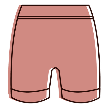 Female gym short wear icon vector illustration designのイラスト素材