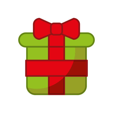 Gift box present icon vector illustration designのイラスト素材