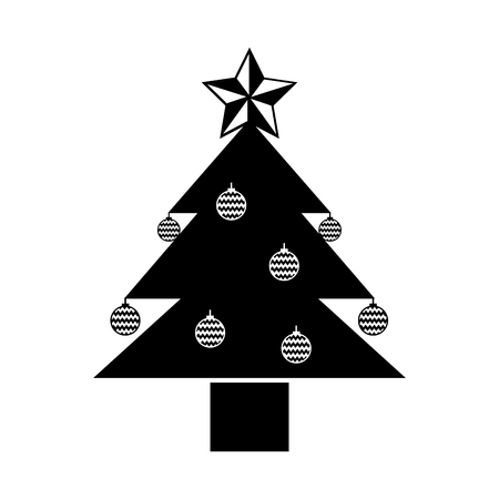 pine tree isolated icon vector illustration designのイラスト素材