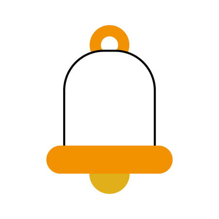 christmas bell decorative icon vector illustration designのイラスト素材