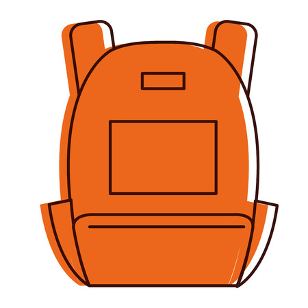 school bag isolated icon vector illustration designのイラスト素材
