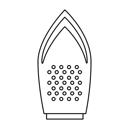 iron clothes appliance icon vector illustration designのイラスト素材