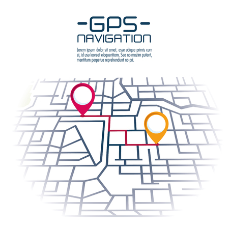 gps navigation concept vector illustration graphic designのイラスト素材