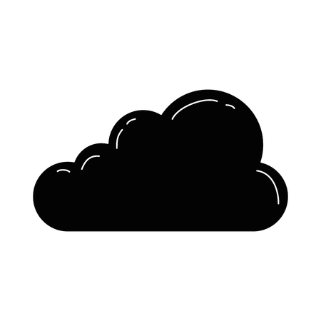 cloud sky isolated icon vector illustration designのイラスト素材