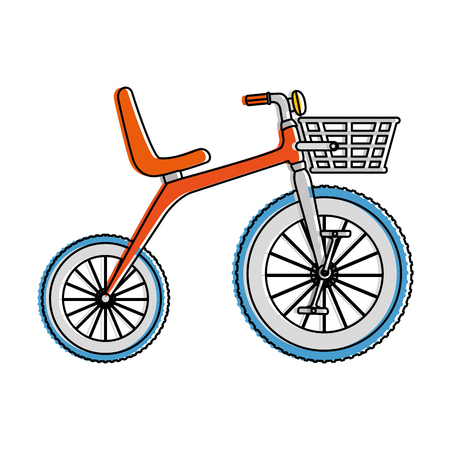 Cute tricycle isolated icon vector illustration designのイラスト素材
