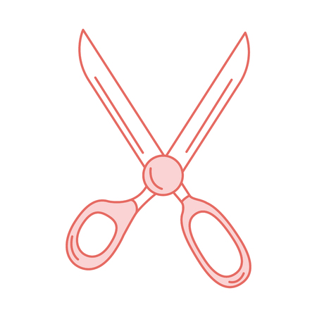 sewing scissors isolated icon vector illustration designのイラスト素材