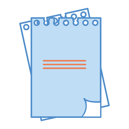 notebook school isolated icon vector illustration designのイラスト素材