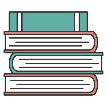pile text books school icon vector illustration designのイラスト素材