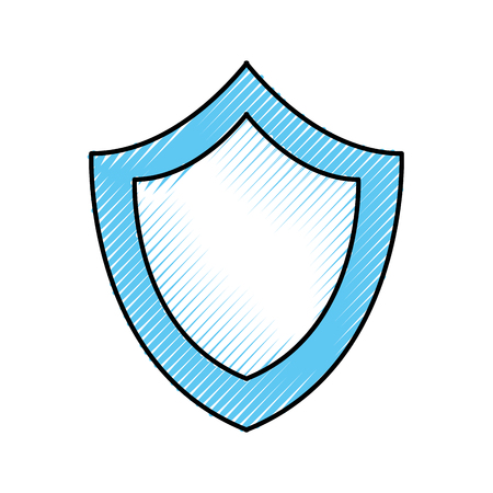 shield protection secure system technology icon vector illustrationのイラスト素材