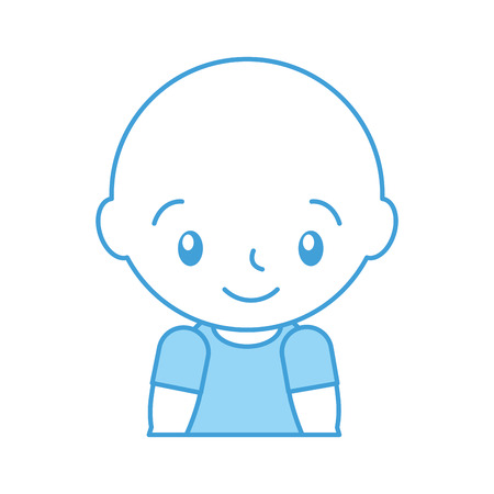 baby shower boy childhood celebration image vector illustrationのイラスト素材