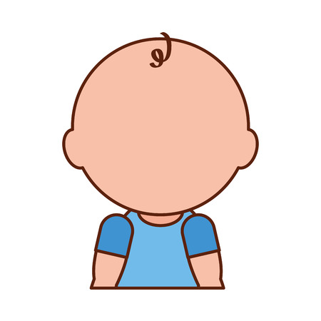 baby shower boy childhood celebration image vector illustrationのイラスト素材