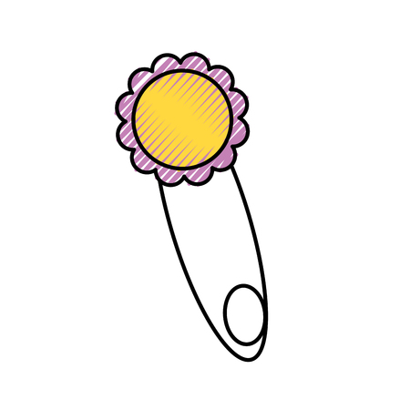 Baby shower toy accessory decoration element.のイラスト素材