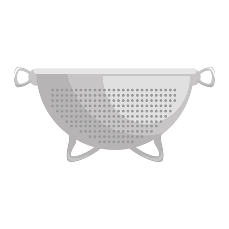 metallic strainer isolated icon vector illustration designのイラスト素材