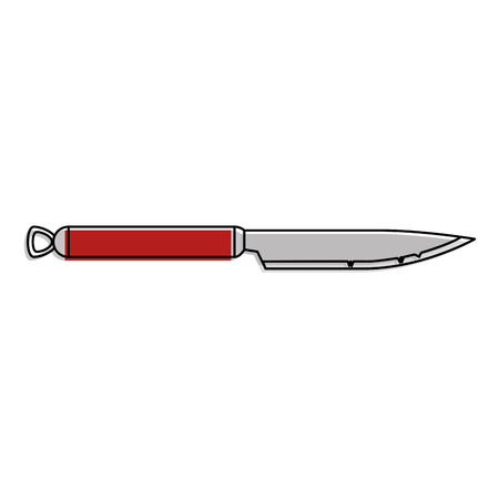 kitchen knife cutlery icon vector illustration designのイラスト素材