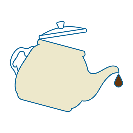 teapot kitchen isolated icon vector illustration designのイラスト素材