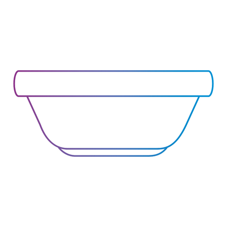 kitchen plastic bowl icon vector illustration designのイラスト素材