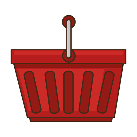 shopping basket isolated icon vector illustration designのイラスト素材
