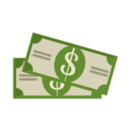 bill money isolated icon vector illustration designのイラスト素材