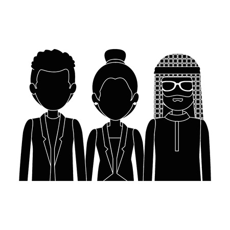 group of business people vector illustration designのイラスト素材