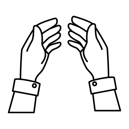 human hand catching icon vector illustration designのイラスト素材